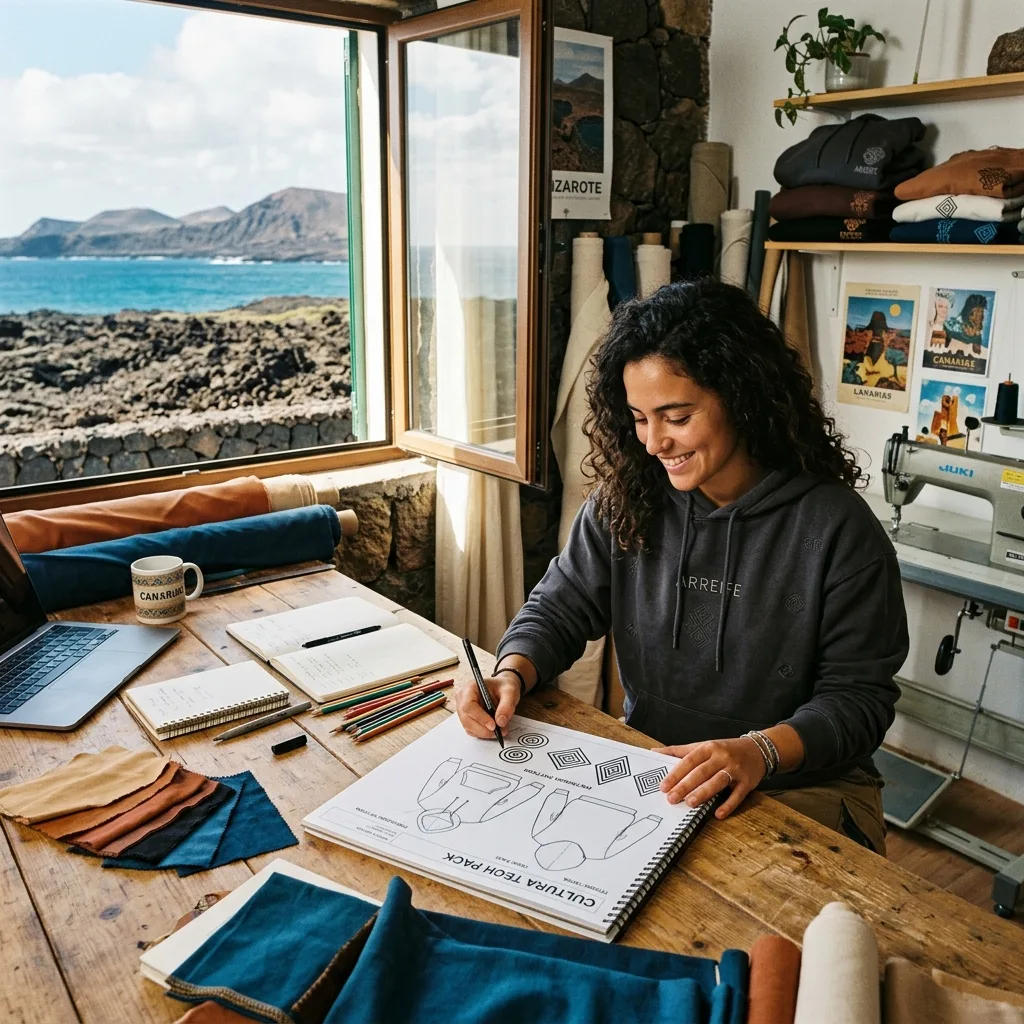 Diseño de moda urbana inspirado en Lanzarote y Canarias