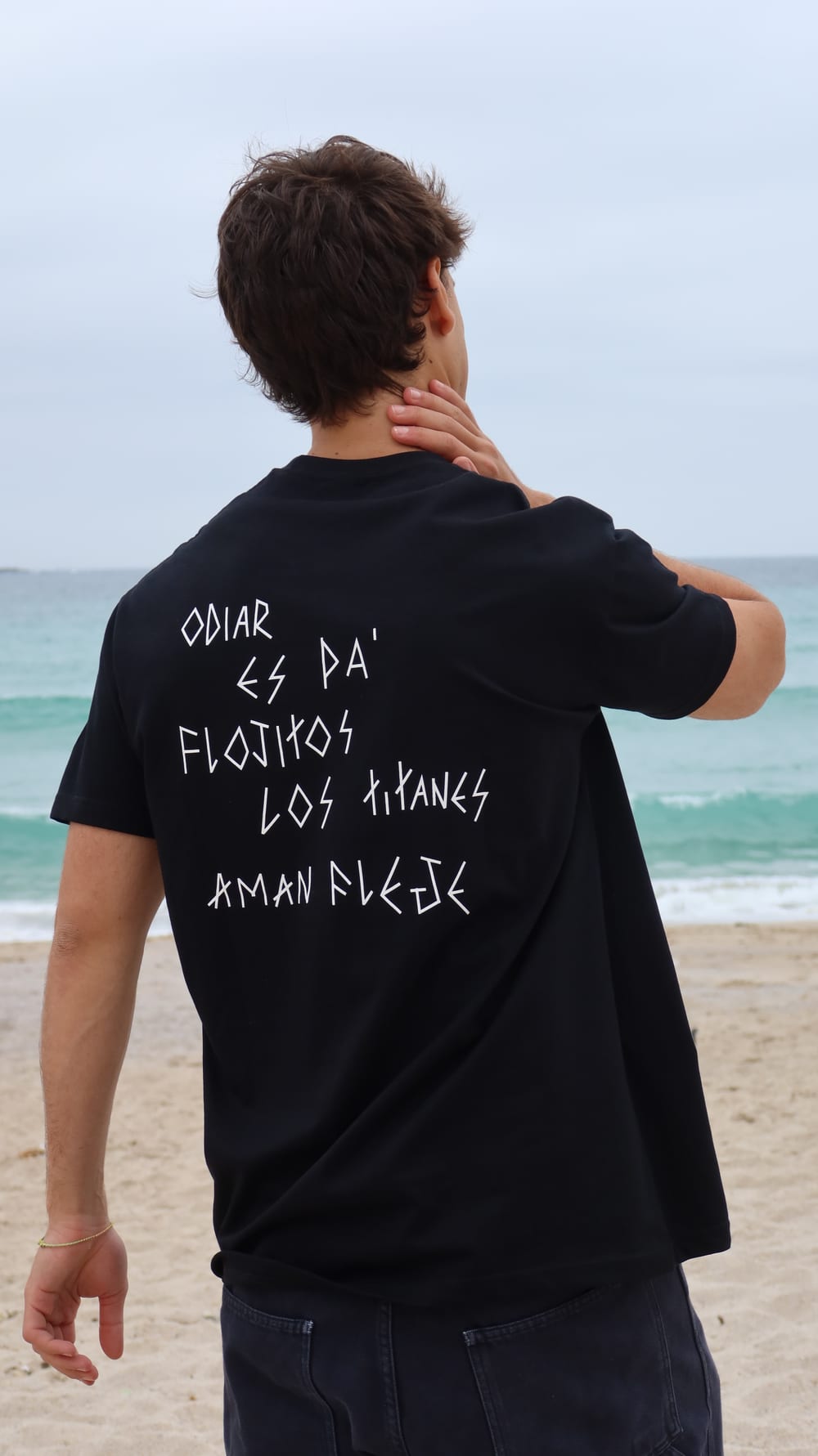 Camiseta Los Titanes Aman Fleje - vista trasera
